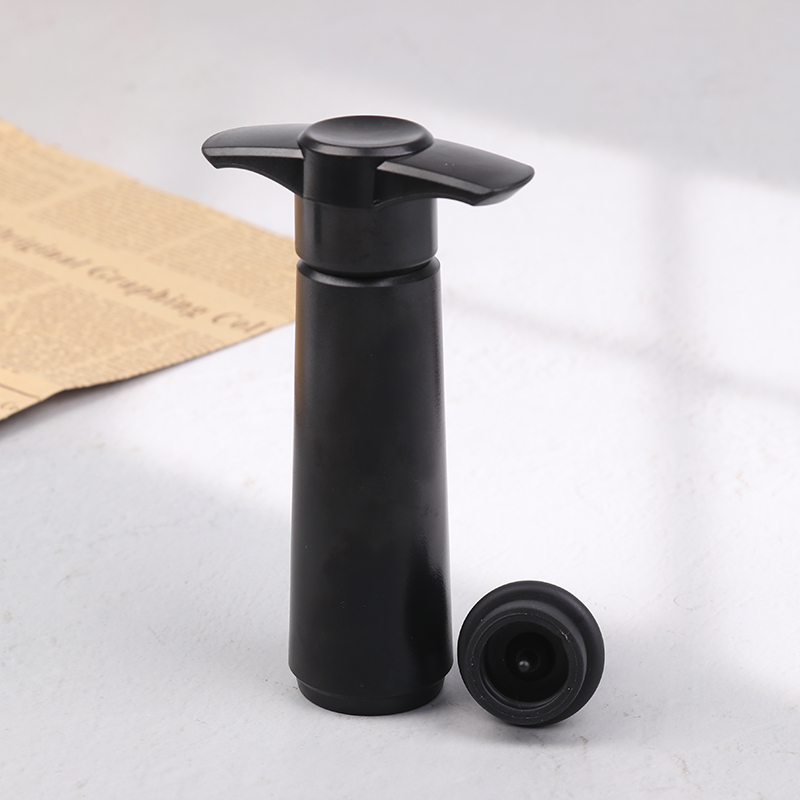 Wine Preservation Pump - เครื่องปิดผนึกขวดไวน์แบบสุญญากาศพร้อมจุกปิดสุญญากาศแบบใช้ซ้ำได้ 4 ชิ้น ช่วยรักษาความสดของไวน์