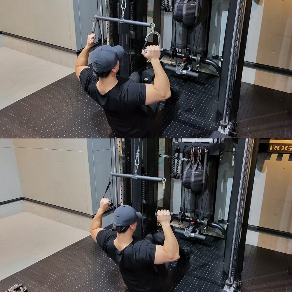 Home Bar And Gym - การฝึกอบรมดึงบาร์อุปกรณ์อุปกรณ์เสริมดึงตรงบาร์ Biceps ดึงบาร์สําหรับ Home GYM อุปกรณ์เพาะกาย