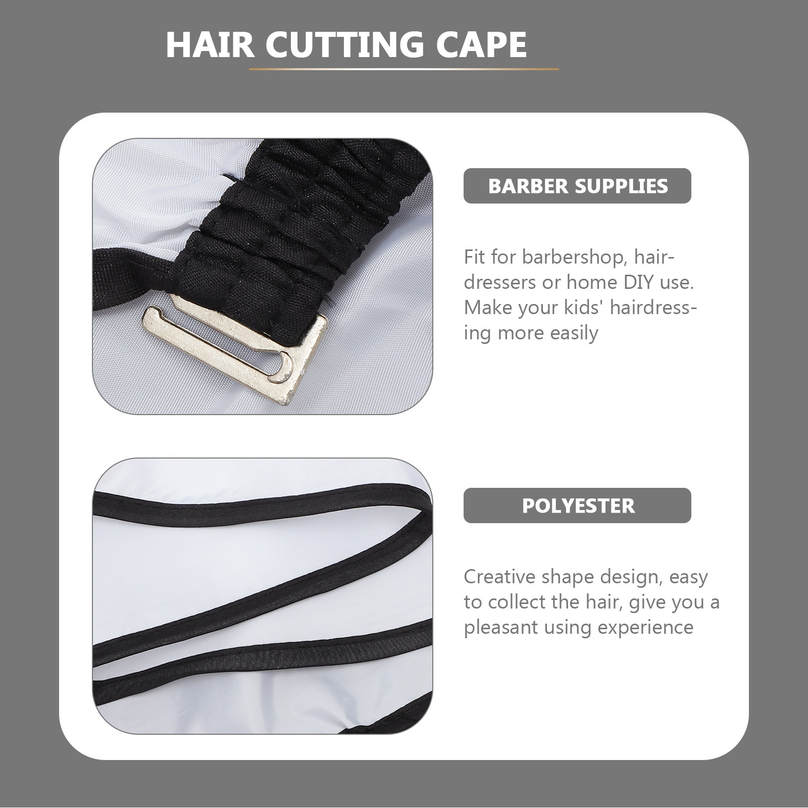 ผ้าคลุมตัดผมเด็ก 1 ชิ้น น้ำหนั - Home Barbershop บทวิจารณ์และราคา