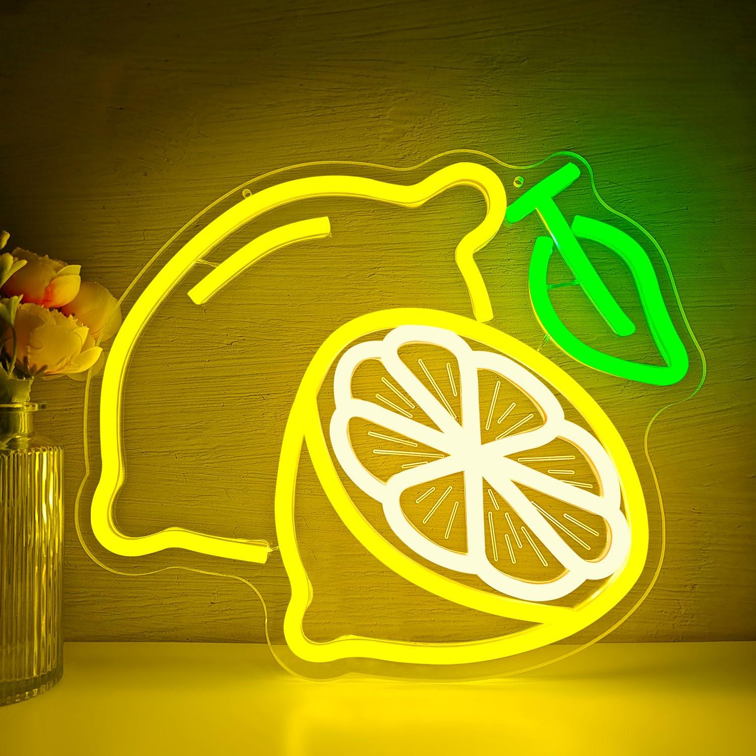 ป้ายไฟนีออนรูปเลมอน ไฟ LED ปรั - Home Bar Signs บทวิจารณ์และราคา