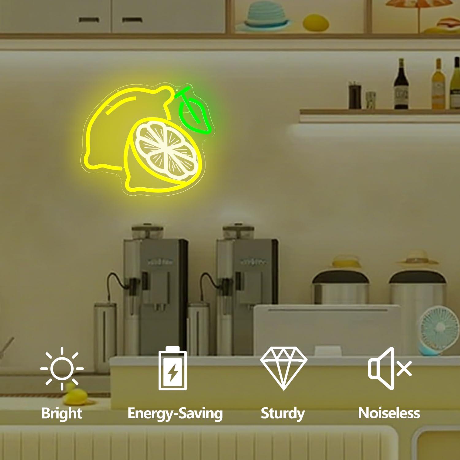 ป้ายไฟนีออนรูปเลมอน ไฟ LED ปรั - Home Bar Signs บทวิจารณ์และราคา