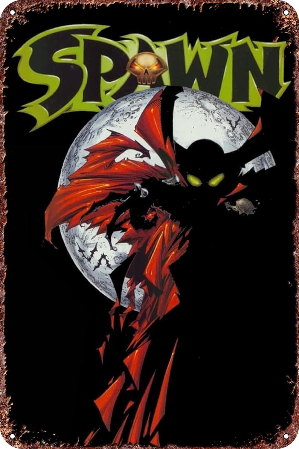 ป้ายโลหะลาย Spawn สไตล์เรโทรขอ - Home Bar And Restaurant บทวิจารณ์และราคา