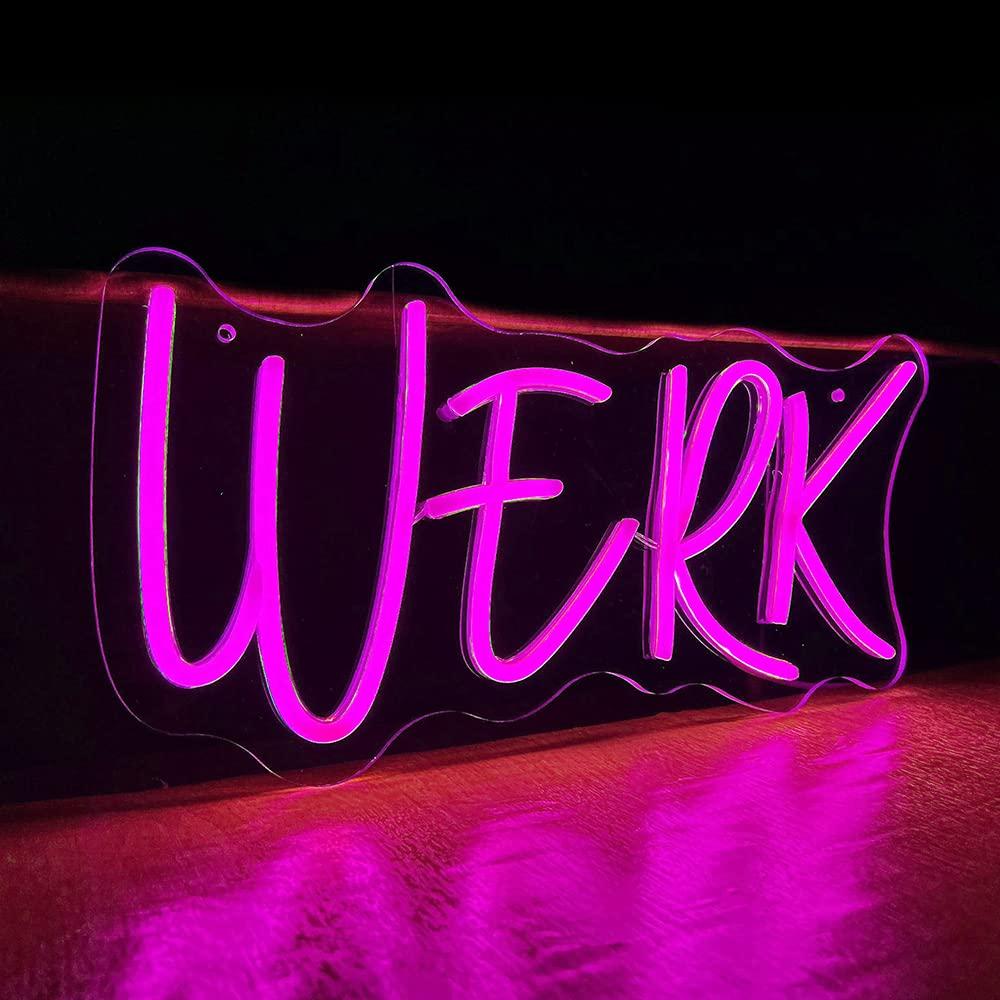 ป้ายไฟนีออน Werk ป้ายไฟ LED สำ - Home Bar Word บทวิจารณ์และราคา