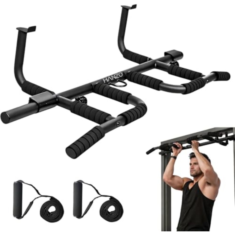 ชุดบาร์โหนติดประตูพร้อมสายรัดแ - Home Bar And Gym บทวิจารณ์และราคา