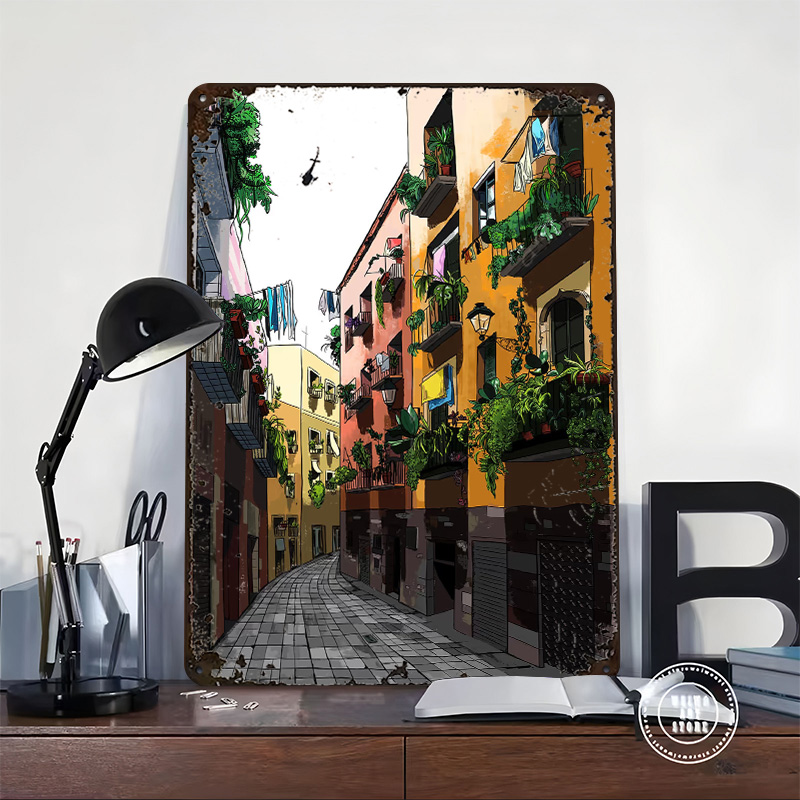 โปสเตอร์พิมพ์ลาย 3 มิติ ลายเมื - Home Barcelona บทวิจารณ์และราคา