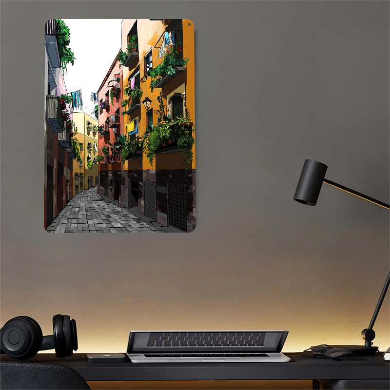 โปสเตอร์พิมพ์ลาย 3 มิติ ลายเมื - Home Barcelona บทวิจารณ์และราคา
