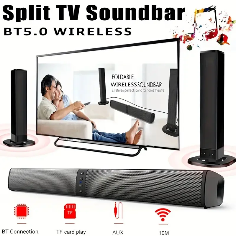 ลำโพงซาวด์บาร์ไร้สายบลูทูธสำหร - Home Bar And Theater บทวิจารณ์และราคา